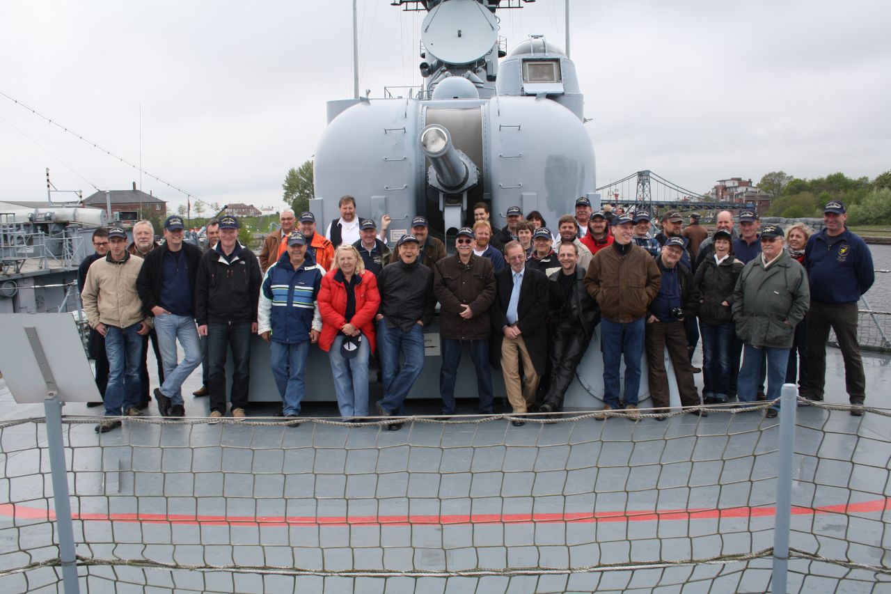 Gruppenfoto auf dem FK-Deck