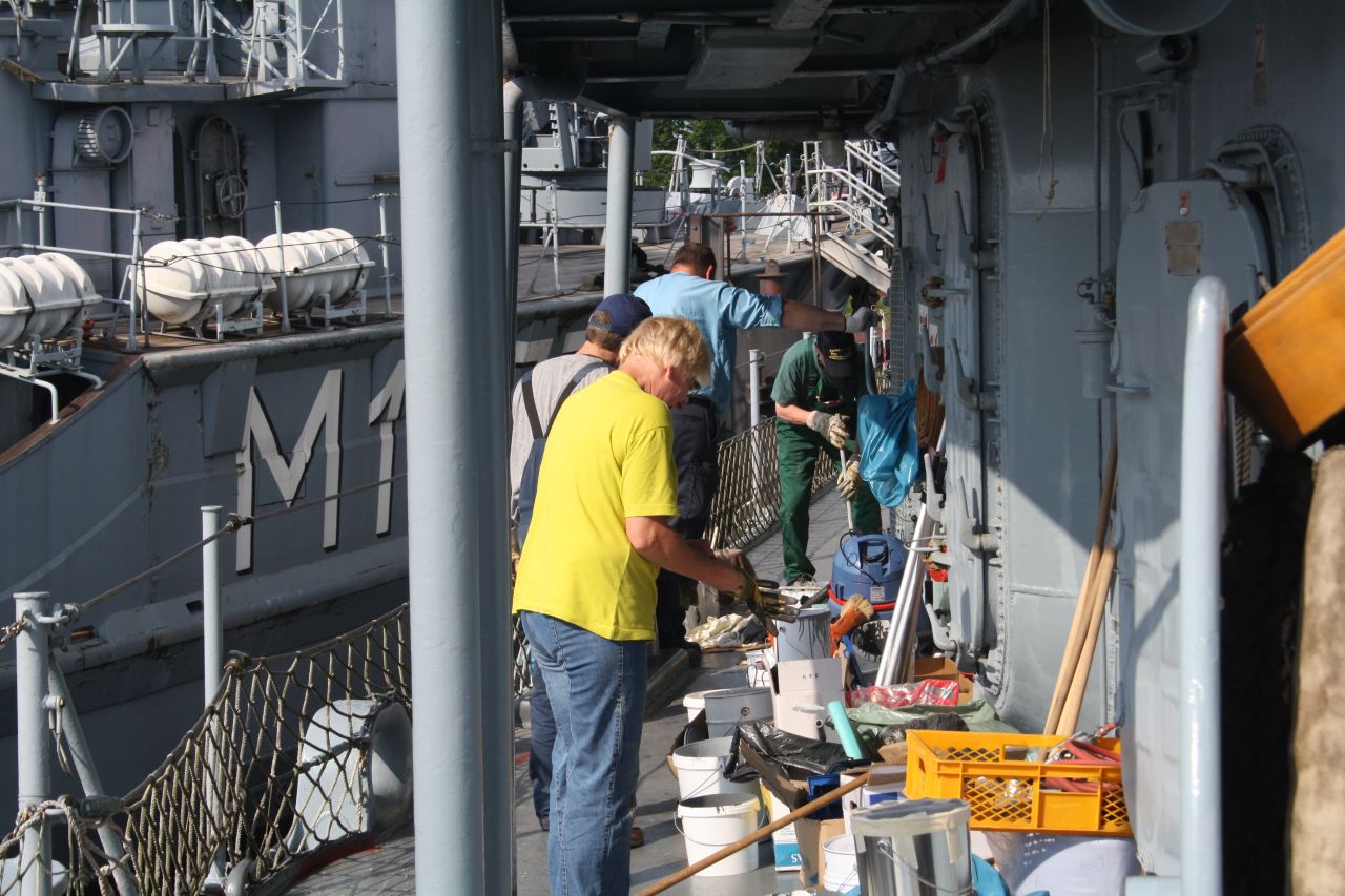 Materialversorgung an der Farblast